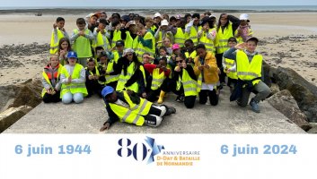 80ème anniversaire du Débarquement en Normandie - Classes transplantées des (...)